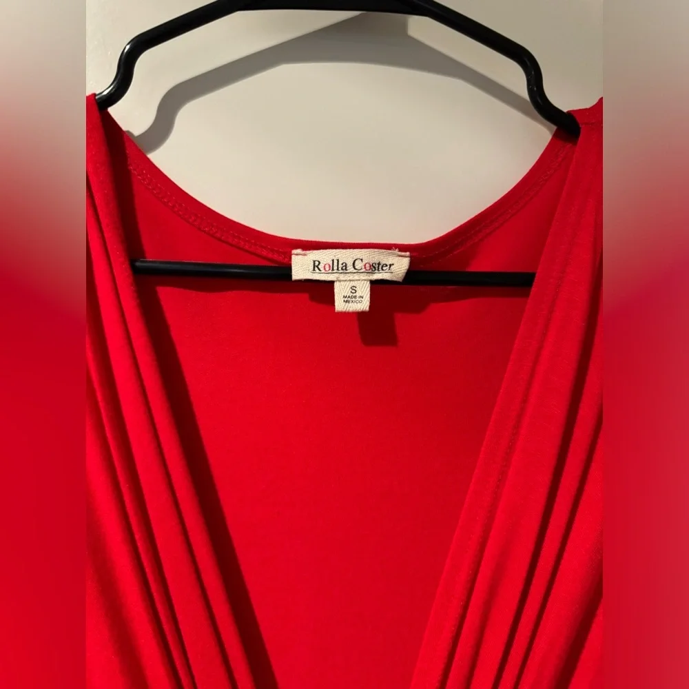 Vibrant Red Maxi Dress - Picture 4 of 5